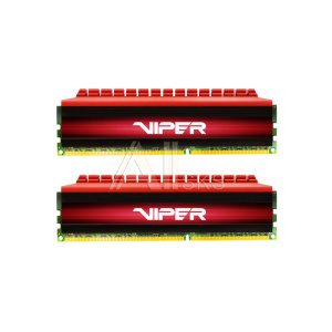 1207811 Модуль памяти PATRIOT Viper 4 Gaming DDR4 Общий объём памяти 16Гб Module capacity 8Гб Количество 2 3400 МГц Множитель частоты шины 16 1.35 В черный /