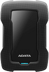 1000553613 Внешний жесткий диск/ Portable HDD 4TB ADATA HD330 (Black), Silicone, USB 3.2 Gen1, 133x89x23mm, 316g /3 года/