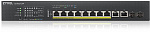 1000573573 Коммутатор/ ZYXEL Hybrid Smart PoE ++ ZYXEL NebulaFlex XS1930-12HP switch, 19 "rack, 10xRJ-45: 1 / 2.5 / 5 / 10G (8 of them PoE ++ (802.3bt), 2xSFP