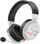 1971801 Наушники с микрофоном A4Tech Bloody MR590 Sports белый/черный 1.5м мониторные BT/Radio/3.5mm оголовье (MR590+ WIRED/SPORT WHITE)