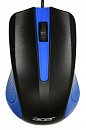1369694 Мышь Acer OMW011 черный/синий оптическая (1200dpi) USB (3but)
