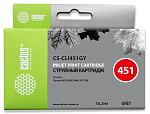 Cactus CS-CLI451GY серый (10.2мл) для Canon MG6340/5440/IP7240