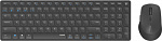 1814725 Клавиатура + мышь Rapoo 9700М DARK GREY клав:серый мышь:серый USB беспроводная Bluetooth/Радио slim Multimedia (14521)