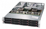 1012258 Сервер SUPERMICRO Платформа SSG-6029P-E1CR12L x12 LSI3008 10G 2P 2x1200W