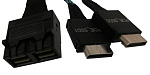 1000447997 Кабель Intel Celeron Интерфейсный Occulink Oculink Cable Kit AXXCBL700HDCV, Cable Kit Trimode 700mm MiniSAS HD Straight to Oculink Verticle angle connector.