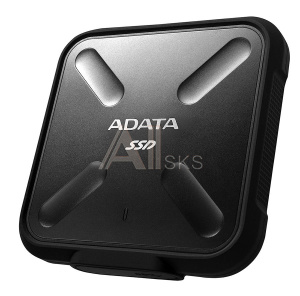 1308751 SSD жесткий диск USB3.2 512GB EXT. BLACK ASD700-512GU31-CBK A-DATA