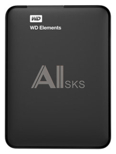 Жесткий диск WD Western Digital Elements HDD EXT 2000Gb, 5400 rpm, USB 3.0, 2.5" BLACK (WDBU6Y0020BBK-WESN), 1 year