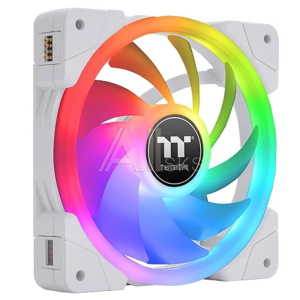 11023415 Корпус THERMALTAKE Кулер для компьютерного корпуса SWAFAN EX12 RGB PC Cooling Fan White (3-Fan Pack)