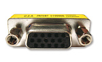 47926 Адаптер для цифровых интерфейсов [99-9292011] Kramer Electronics [AD-GF/GF] VGA (HD15) розетка-розетка