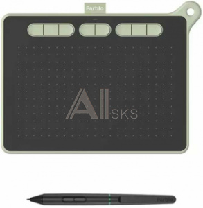 1471392 Графический планшет Parblo Ninos M USB Type-C черный/зеленый