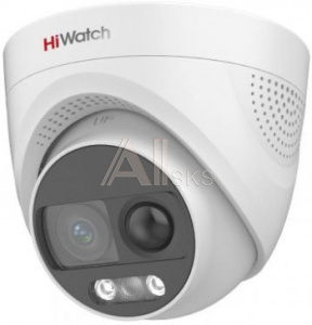 1467394 Камера видеонаблюдения аналоговая HiWatch DS-T213X 3.6-3.6мм HD-CVI HD-TVI цветная корп.:белый (DS-T213X(3.6MM))