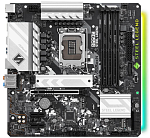 ASROCK B660M STEEL LEGEND, LGA1700, B660, 4*DDR4, DP+HDMI, 6xSATA3 6.0 (RAID), M.2 Socket, 4xUSB 3.2, 2xUSB 2.0, mATX; 90-MXBH30-A0UAYZ