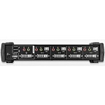 1204186 ATEN CS1764A(-AT-G) переключатель USB+DVI/4 PORT USB 2.0 DVI KVMP SWITC1.8M W/2