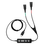 Адаптер Jabra Link 265 Шнур для обучения Supervisor Y-шнур, USB на 2xQD (PN: 265-09)