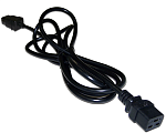 LAN-PP19/20-16A-2.0 Шнур питания C19-C20, 3х1.5, 220В, 16А, черный, 2 метра