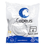 11052114 Cabeus PC-FTP-RJ45-Cat.6-20m-LSZH Патч-корд F/UTP, категория 6, 2xRJ45/8p8c, экранированный, серый, LSZH, 20м