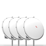 MTRADC4 MikroTik Radome Cover for mANT30, 4-pack (all in one box)