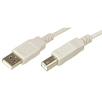 1526333 Rexant (18-1104) Кабель USB-А– USB-B, 2,4А, 1,8м, ПВХ, серый
