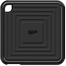 1908891 Накопитель SSD Silicon Power USB-C 256Gb SP256GBPSDPC60CK PC60 1.8" черный