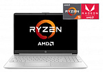 1411456 Ноутбук HP 15s-eq0053ur Ryzen 5 3500U/8Gb/SSD512Gb/AMD Radeon Vega 8/15.6"/IPS/FHD (1920x1080)/Free DOS 3.0/silver/WiFi/BT/Cam