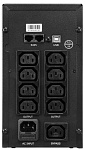 1826743 CROWN ИБП CMU-SP1200IEC USB {1200VA\720W, корпус металл, 2x12V/9AH, розетки 8*IEC+1*IEC C13, AVR, cъёмный кабель питания 1.8 м, RJ11/45, USB, LED}