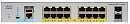 1000456342 Коммутатор CISCO Catalyst 2960L 16 port GigE with PoE, 2 x 1G SFP, LAN Lite