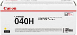 421009 Картридж лазерный Canon 040HY 0455C001/002 желтый (10000стр.) для Canon LBP-710/712