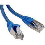 1399215 Hyperline PC-LPM-STP-RJ45-RJ45-C5e-1.5M-LSZH-BL Патч-корд F/­UTP, экранированный, Cat.5е, LSZH, 1.5 м, синий