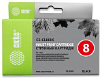 690098 Картридж струйный Cactus CS-CLI8BK черный (12мл) для Canon MP470/MP500/MP530/MP600/MP800/MP810/MP830/MP970