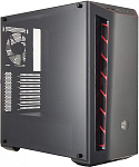MasterBox MB510L (MCB-B510L-KANN-S00), 2xUSB3.0, 1x120 Fan, w/o PSU, Black, Red Trim, ATX