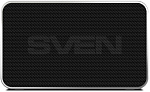 1000546625 SVEN PS-85, черный, акустическая система (1.0, мощность 5 Вт (RMS), Bluetooth, FM-тюнер, USB, microSD, встроенный аккумулятор)