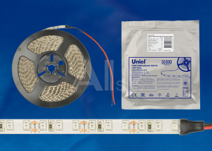 UL-00002249 Лента светодиодная ULS-2835-120LED/m-8mm-IP65-DC12V-9,6W/m-5M-BLUE катушка в герметичной упаковке