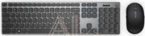 427960 Клавиатура + мышь Dell Premier-KM717 клав:черный/серый мышь:черный USB беспроводная BT slim Multimedia