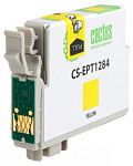 690142 Картридж струйный Cactus CS-EPT1284 T1284 желтый (7мл) для Epson Stylus S22/S125/SX420/SX425/Office BX305