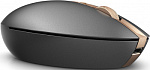 1390704 Мышь HP Spectre Rechargeable Mouse 700 темно-серый/золотистый лазерная (1600dpi) silent беспроводная BT/Radio для ноутбука (4but)