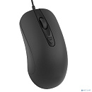 CBR CM 110 Black USB, Мышь офисн., оптич., 800/1200/1600/2400 dpi, 4 кн., 1.8 м, резиновое колесо прокрутки