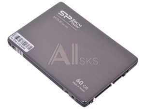Жесткий диск SSD Silicon Power SATA III 60Gb SP060GBSS3V60S25 Velox V60 2.5"