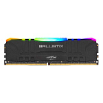 1289762 Модуль памяти CRUCIAL Ballistix RGB Gaming DDR4 Общий объём памяти 8Гб Module capacity 8Гб Количество 1 3200 МГц Множитель частоты шины 16 1.35 В RGB