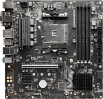 1845014 Материнская плата MSI PRO B550M-P GEN3 Soc-AM4 AMD B550 4xDDR4 mATX AC`97 8ch(7.1) GbLAN RAID+VGA+DVI+HDMI