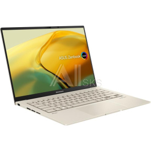 3221535 Ноутбук ASUS ZenBook 14X UX3404VA-M3090X 14.5" OLED 2880x1800/Intel Core i9-13900H/RAM 16Гб/SSD 1Тб/Intel Iris Xe Graphics/ENG|RUS/Windows 11 Pro беже