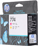 1209091 Картридж струйный HP 774 P2V99A пурпурный/желтый (775мл) для HP DJ Z6810