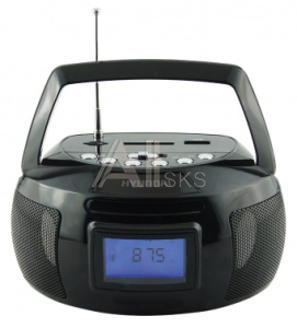 480255 Аудиомагнитола Hyundai H-PAS140 черный 6Вт/MP3/FM(dig)/USB/SD