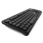 1508544 Клавиатура Gembird KB-200L черный USB {104 клавиши, доп. функции (Fn), подсветка синяя, кабель 1.45м}
