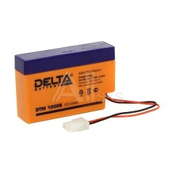 1457144 Delta DTM 12008 (0.8 А\ч, 12В) свинцово- кислотный аккумулятор