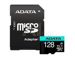 3205420 Карта памяти MICRO SDXC 128GB W/AD. AUSDX128GUI3V30SA2-RA1 ADATA