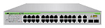 AT-FS750/28-50 Allied telesis 24 Port Fast Ethernet WebSmart Switch with 4 uplink ports (2 x 10/100/1000T and 2 x SFP-10/100/1000T Combo ports)