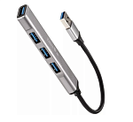 Переходник USB 3.0 -USB3.0+3 USB2.0, Aluminum Shell, 0.2м Telecom TA308U TELECOM