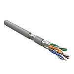 11046105 Кабель информационный Hyperline UFTP4R-C6A-S23-IN-LSLTX-GY-305 кат.6A U/FTP 4X2X23AWG нг(А)-LSLTx внутренний 305м серый