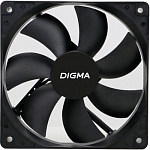 1867346 Вентилятор Digma DFAN-120-7 120x120x25mm черный 3-pin 4-pin (Molex)23dB 73gr Ret