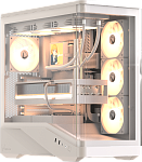 корпус Formula V Line Crystal U9 PA White, ATX, TYPE-C*1, USB3.0*2, Curved Glass, SIDE 3x PERFORMANCE ARGB, REAR 1x PERFORMANCE ARGB
